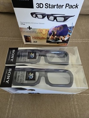 Sony TDG-BR250 Active 3D Glasses New Lot Of 2