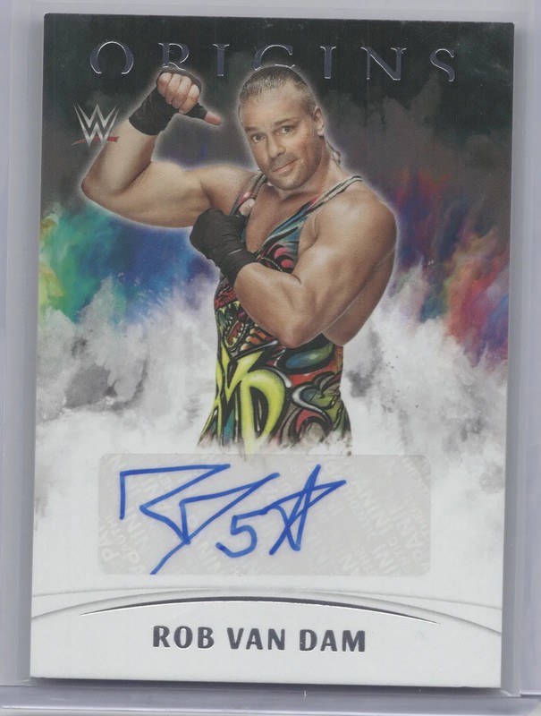 2022 Panini Chronicles WWE Origins Autographh Rob Van Dam #OA-RVD
