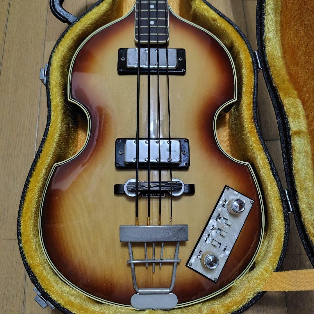 Greco Violin Bass Made In 1976 Japan Vintage Fairly