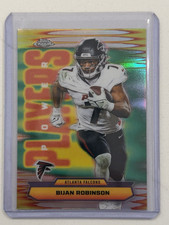 2025 Topps Chrome Power Players Refractor Bijan Robinson PP-11 Falcons NFL