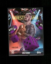 2025 Topps x WrestleMania 41 Solo Sikoa #WM-7 Purple /249