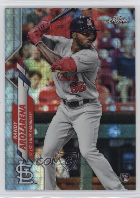 2020 Topps Chrome Prism Refractor Randy Arozarena #49