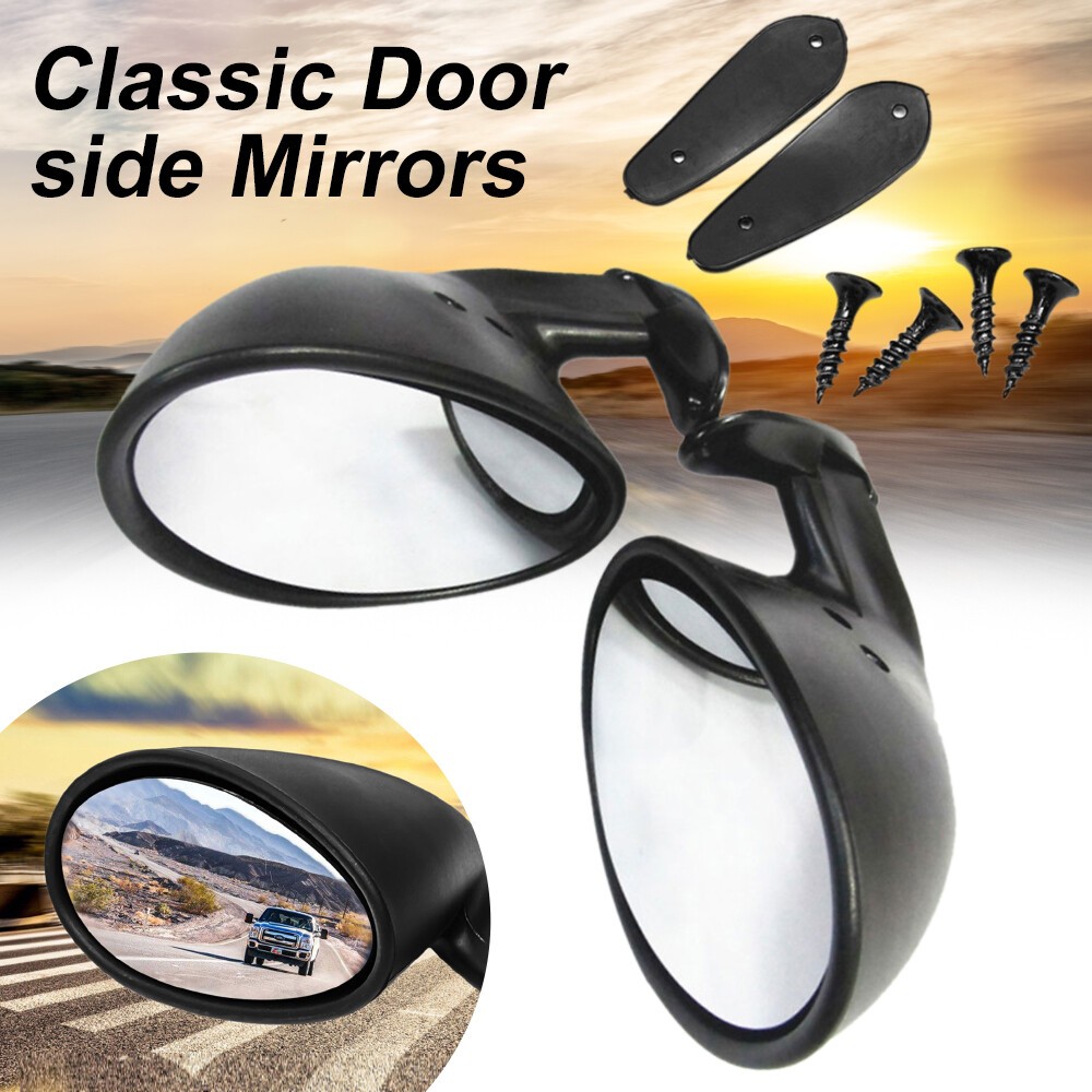 2X Sport Side View Car Mirrors For SUV Car Truck Van Traffic Safety Universal thumbnail 17