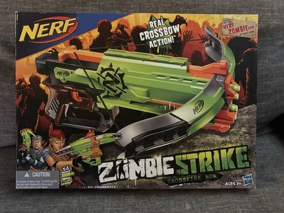 NEW Sealed Nerf Zombie Strike Crossfire Bow Blaster - Retro 2014 Hasbro NIB