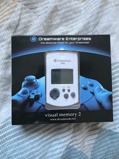 Sega Dreamcast VM2 VMU 2 White Visual Memory 2 UK