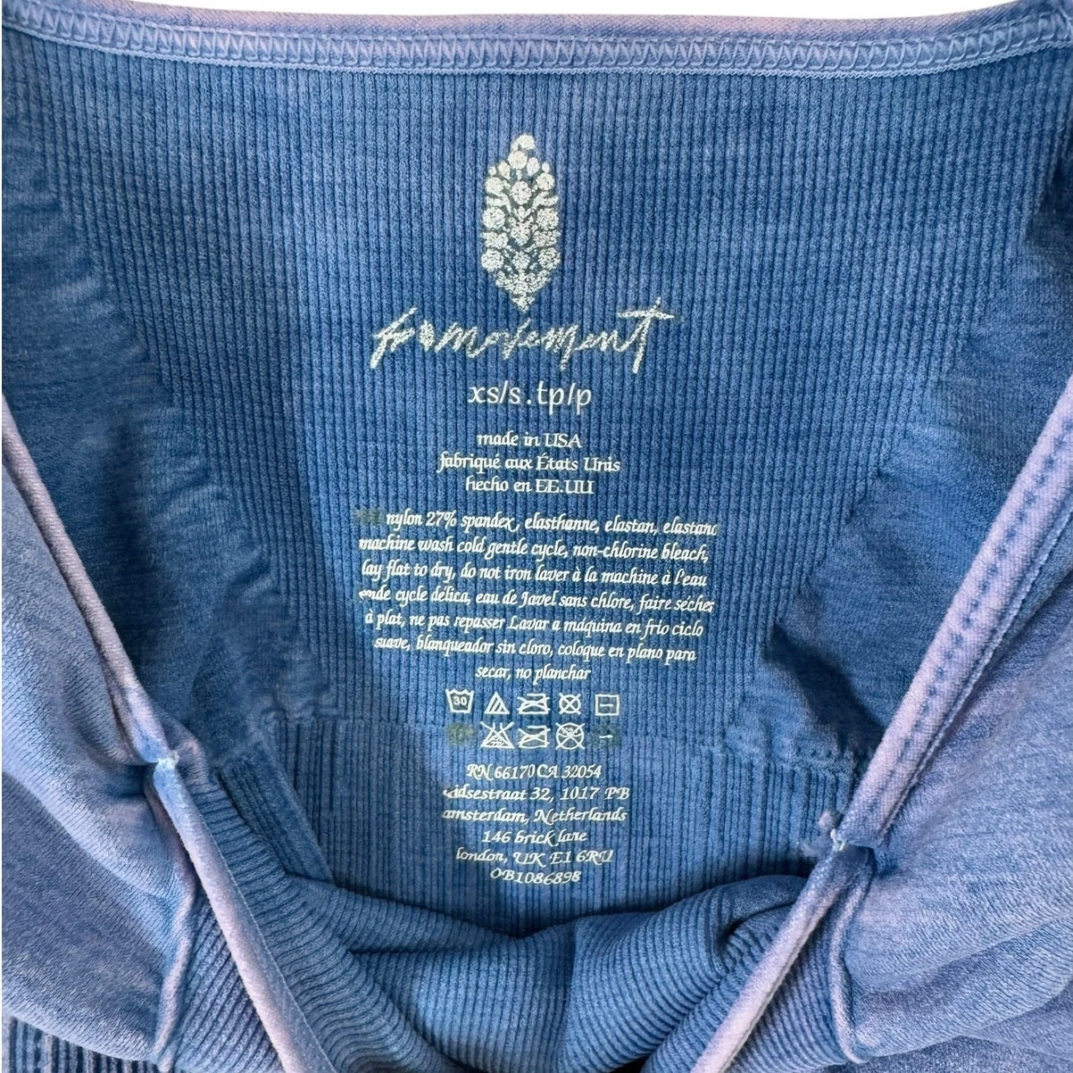 free-people-movement square neck good karma stonewashed tank-bra