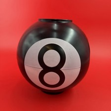 Vintage 8 Ball Ice Bucket Drink Cooler Plasti...