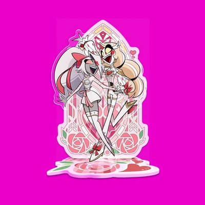 Vivziepop Hazbin Hotel Charlie + Vaggie Valentine's Day Standee 26