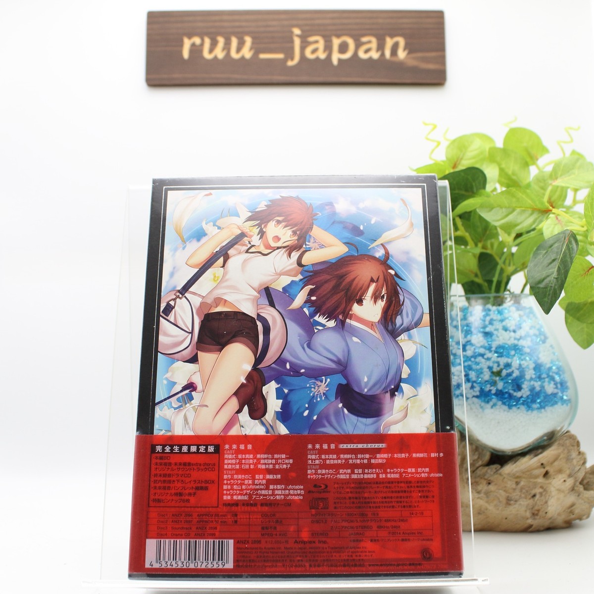 Movie Kara No Kyoukai Mirai Fukuin Limited Blu-ray Soundtrack CD