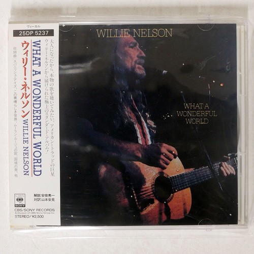 WILLIE NELSON WHAT A WONDERFUL WORLD CBS 25DP5237 JAPAN OBI 1CD