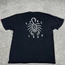Vans Shirt Mens XL Black Off The Wall 1966 Scorpion Graphic Tee Streetwear