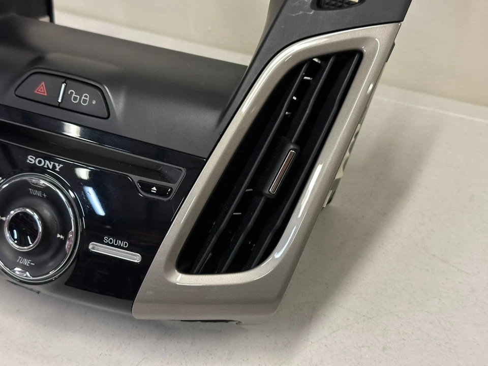 Ford Focus 2012-2014 Radio Sony Audio System Radio Control Vents Panel Oem Foto 2 de 4
