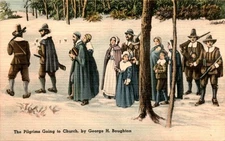 George H. Boughton, Smiths Inc., Plymouth, Tichnor Bros., Boston. Postcard