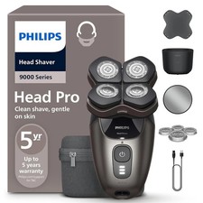 Philips Head Shaver Pro Series 9000   Glatzen...