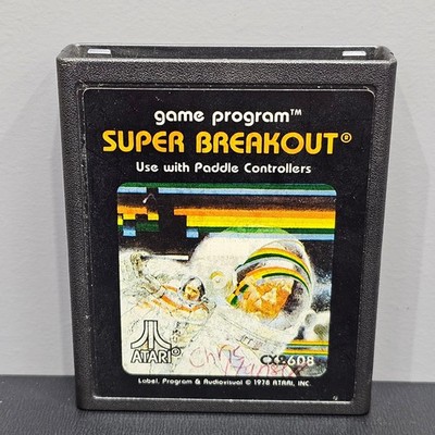 Super Breakout Atari 2600 Video Game Paddle Controller Classic Arcade Tested