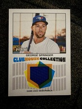 2026 Topps Heritage GEORGE SPRINGER Clubhouse Collection RELIC Blue Jays