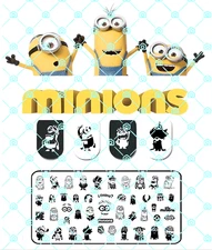 High- Quality Durable Stainless Steel Minions Nail Stamping Plate