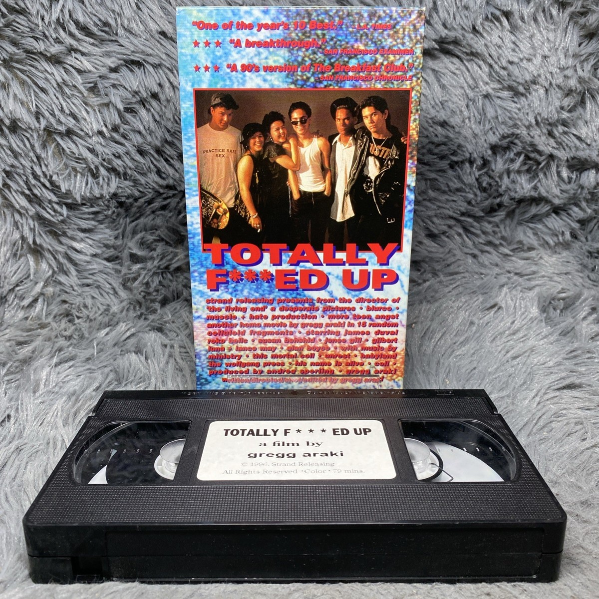 Totally F***Ed Up VHS Tape 1996 Gregg Araki Strand Releasing Rare 