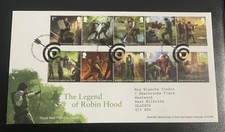 2023 GB Legend Robin Hood FDCover collect as used face See I use stamps post 17
