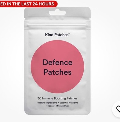 Defence Patches by Kind Patches for Unisex - 30 Count Patches