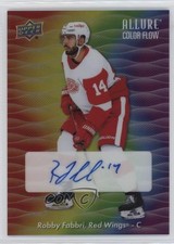 2023-24 Upper Deck Allure Color Flow Full Rainbow Robby Fabbri #CFA-RF Auto dz4