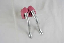 Vintage Dia-Compe Regular Non-Aero Brake Levers with Pink Hoods