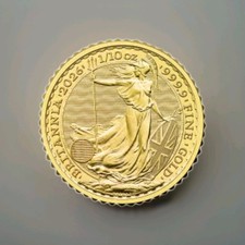 Gold Britannia 1/10 2026 King Charles III