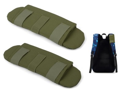 Backpack Shoulder Pads in Heavy Duty Oxford Fabric Two Piece Comfortable...