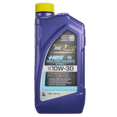 Royal Purple 31130 HPS 10W30 Performance Street Synthetic Multi Grade Engine Oil