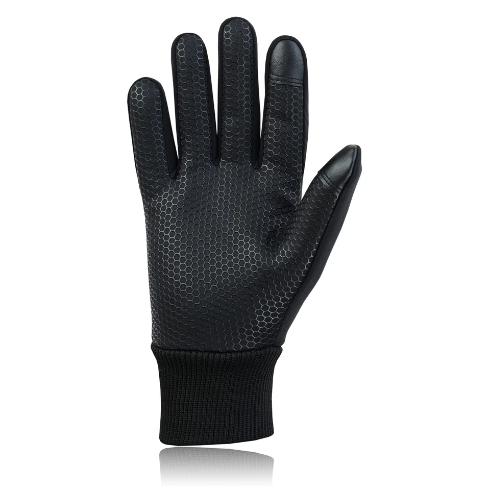 Мужские беговые перчатки тепловые зимние теплые с сенсорным экраном противоскользящие эластичные перчатки - Изображение 2 из 4