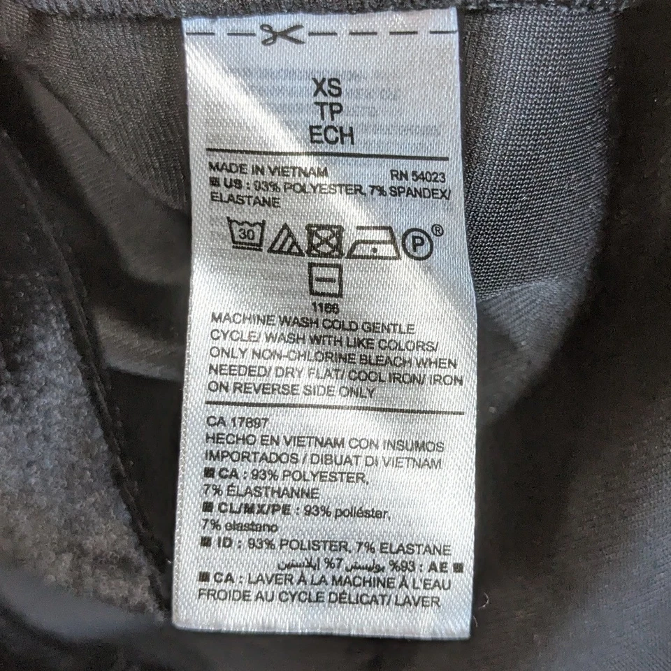 Camiseta sin mangas cami de terciopelo negro azul marino antiguo cuello en V caprichoso bruja festiva para mujer XS Foto 4 de 4