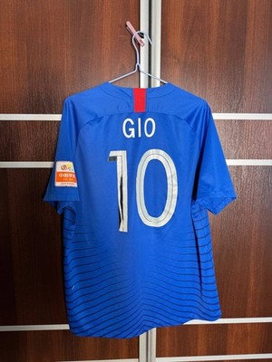 SHANGHAI SHENHUA 2019 MATCH WORN #10 GIO MORENO FOOTBALL SOCCER SHIRT JERSE