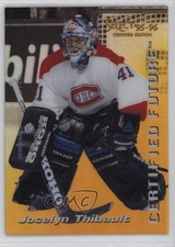 1995-96 Select Certified Edition Certified Future Jocelyn Thibault #4 17k9