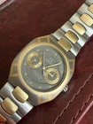 OMEGA SEAMASTER POLARIS TITANE QUARTZ WATCH DAY DATE NICE WATER PROOF