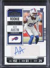2023 Panini Contenders #273 Alex Austin Rookie Ticket Auto (B)