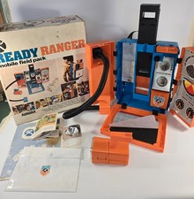 Vintage 1973 Aurora Ready Ranger Mobile Field Pack Complete w Box Retro Fun