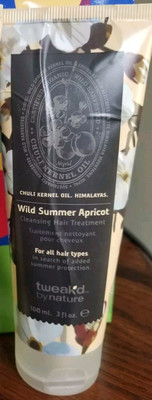 Tweak'd Nature WILD SUMMER APRICOT 5in1 Cleansing Hair Treatment TRAVEL 3oz Tube