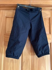 LANDS END Kids Youth Boys Girls Waterproof Snow Ski Pants Boys Size 4 Black