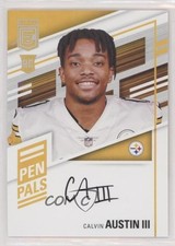 2022 Panini Donruss Elite Pen Pals Calvin Austin III #PP-CA Auto 1q7