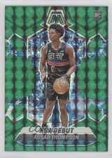 2023-24 Panini Mosaic NBA Debut Green Mosaic Prizm Ausar Thompson #262 1js2