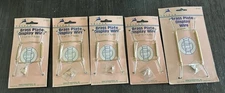 NEW Set of 5 TRIPAR Adjustable Brass Plate Display Wires WALL HANGINGS 2 Sizes