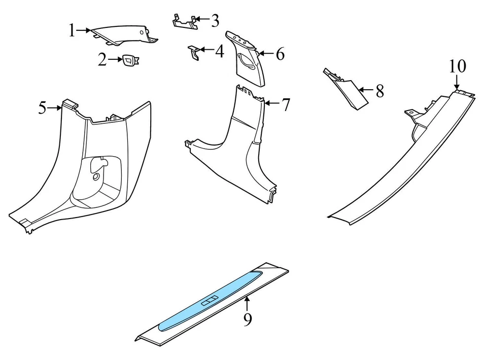 BMW M235I XDRIVE GRAN CUPÉ 2.0L - Placa de alféizar de puerta delantera / panel de desgaste (M235i) Foto 4 de 4