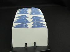 Rolodex Business Card File Organizer with Alphabetical Dividers