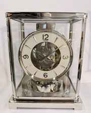 Zz ATMOS V Uhr Jaeger-LeCoultre Kal. 526 - weißes Original "Hermes" Zifferblatt