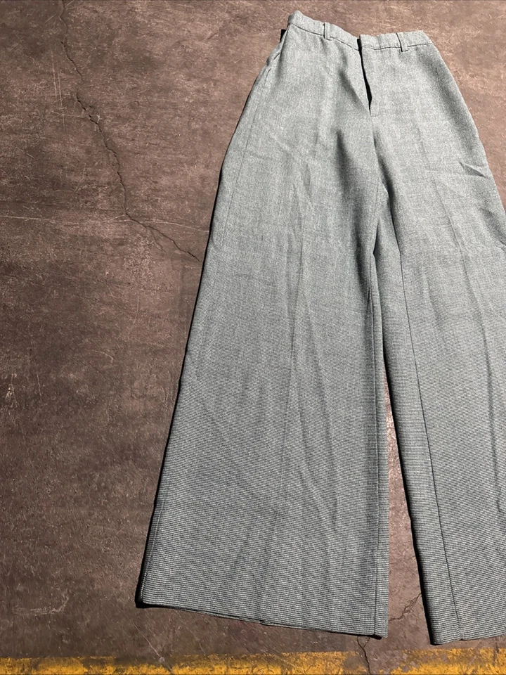 Calça boho vintage 1970 Happy Legs cintura larga perna sino tamanho 5 - Imagem 2 de 4