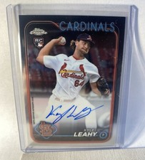Topps 2024 Chrome Rookie Autographs Kyle Leahy St. Louis Cardinals RA-KL