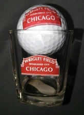 WRIGLEY FIELD Chicago Square Shot Glass - Golf Ball Nike