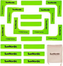 Pickleball Court Marker Kit, Official Size Pickleball Court Lines Set with Dr...