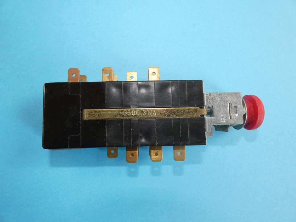 DDR Warnblinkschalter Warnblinkanlage 14 polig 8600.31/4 S4000 Multicar M 2/21 - Bild 2 von 4