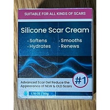 Silicone Scar Cream 3 Dimethicone Advanced Gel for New Old Scars 1.76oz 50g